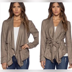 Free People Raw Femme Linen Jacket